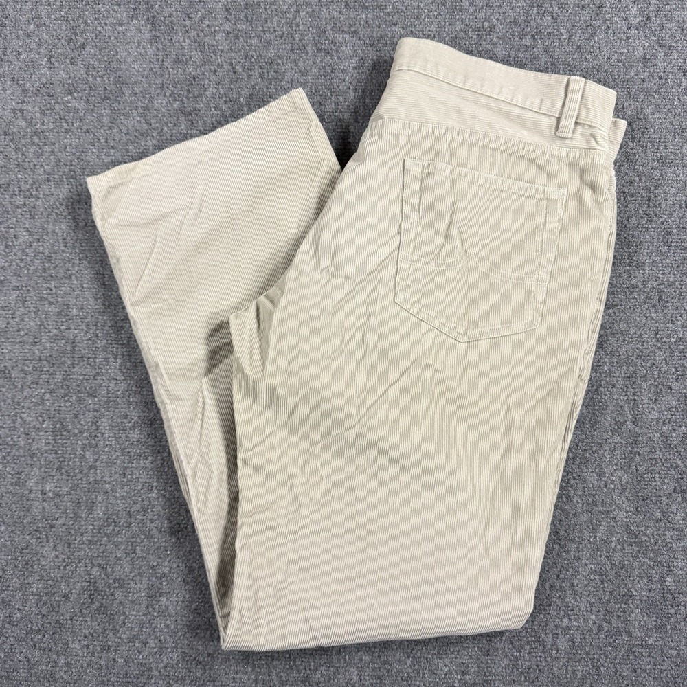 Brooks Brothers Corduroy Pants Mens 35x30 Beige‎ Straight Casual Preppy Cotton
